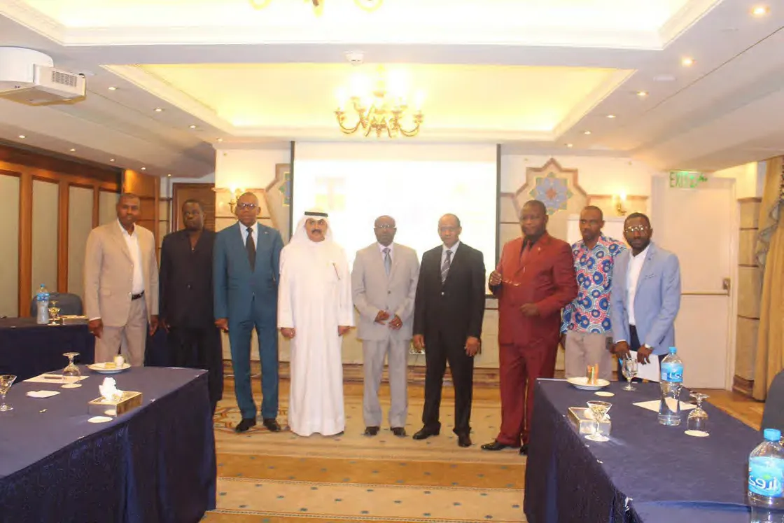 Signing ceremony in Kuwait between the Central African Republic and Daar Al Arab Company